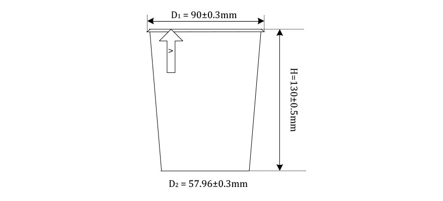 16oz Single Wall 2PE